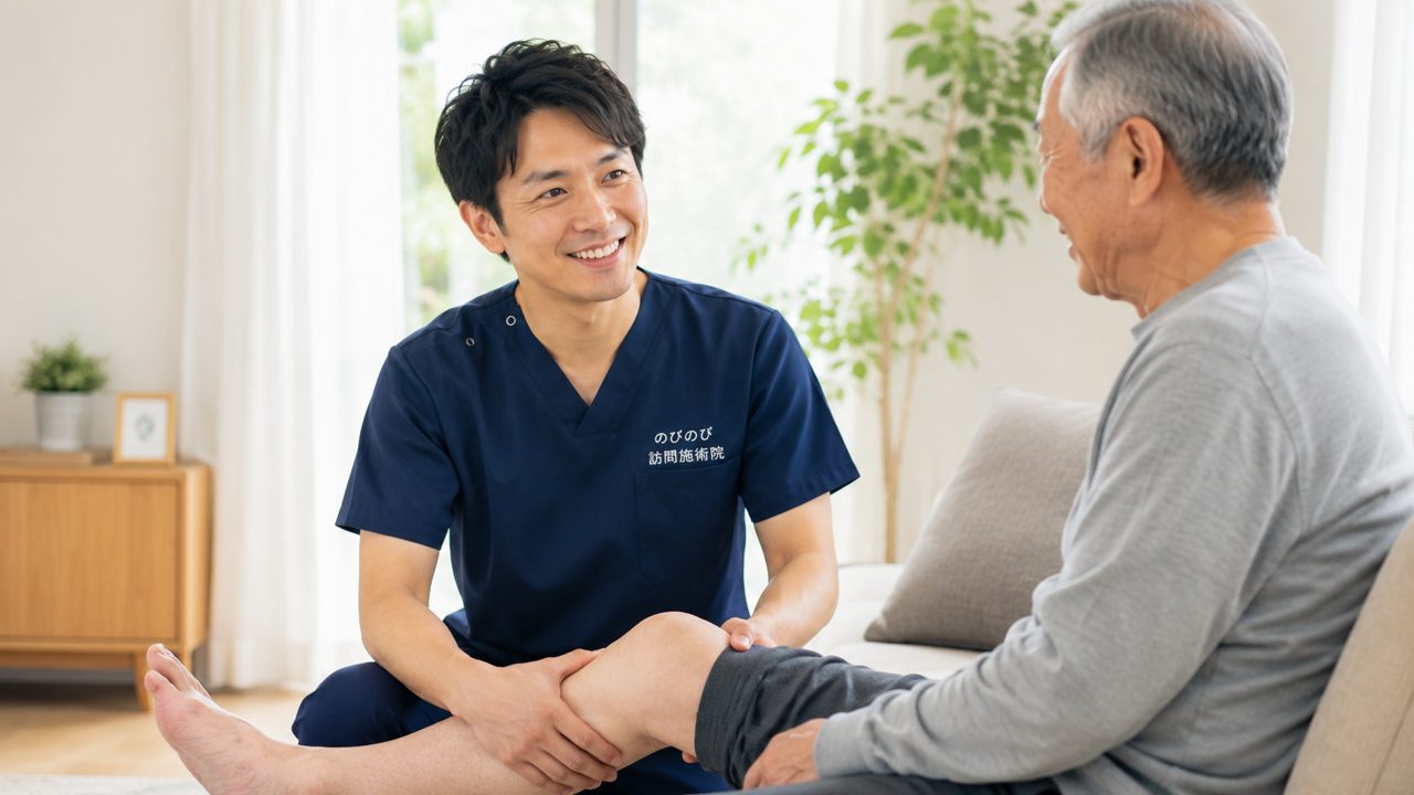 長引く腰痛をケアするイメージ
