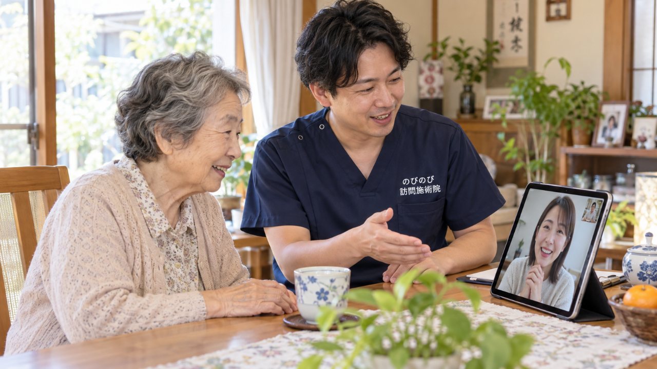 離れて暮らす親が心配な方へ|訪問鍼灸マッサージによる見守りと連携