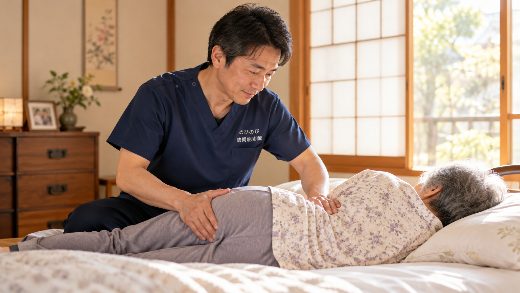 背骨の圧迫骨折のあとの痛みとケア｜自宅で受ける訪問鍼灸マッサージ