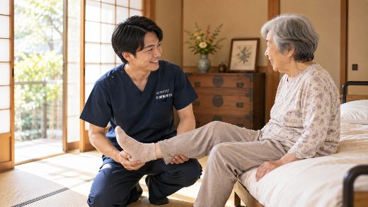 摂津市で膝の痛みにお悩みの方へ｜自宅で受ける訪問鍼灸マッサージ